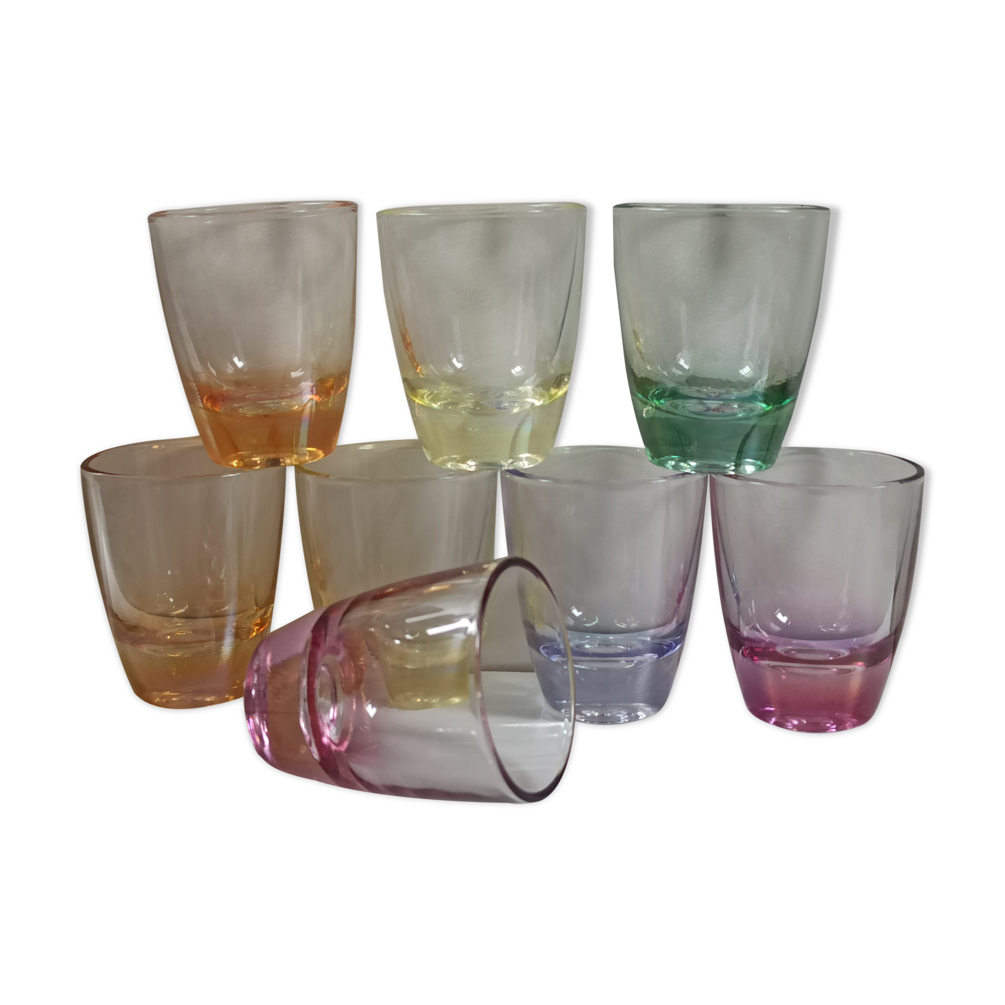 Small vintage glasses Made in France