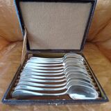 12 Silver-plated Dessert Spoons 60 g Maison Apollo.