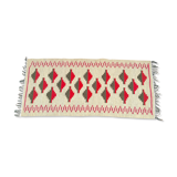 Ethnic double-sided wool carpet fully handmade