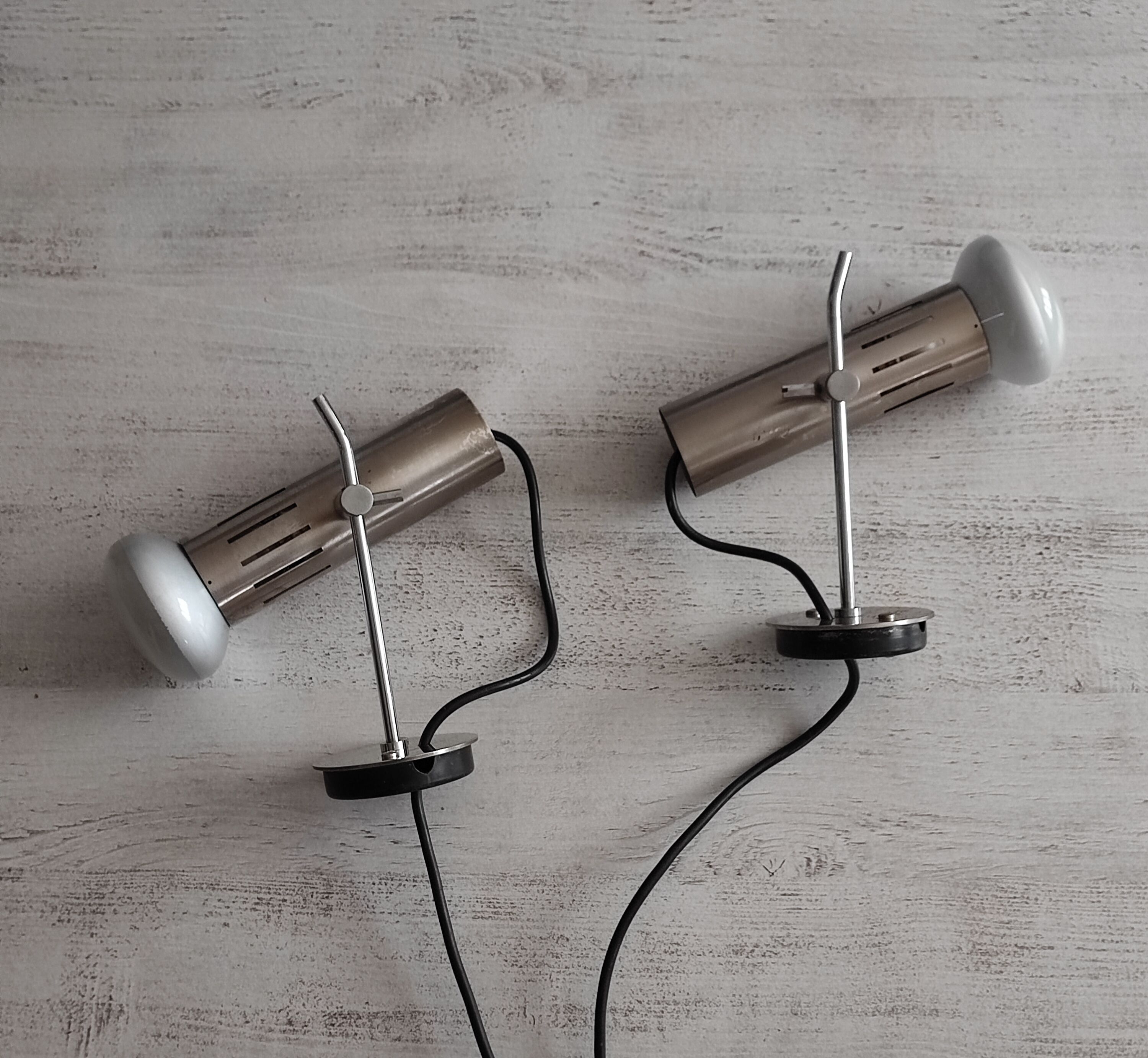 A Pair of Alain Richard wall lamps for Diderot