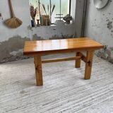 Farmhouse table, mountain furniture from the 50s