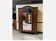 Antique Art Nouveau wardrobe, linen. - fire-gilded bronze