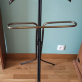 Folding valet, Italian brass, wood, metal