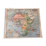 Geographic Africa Vidal Lablache  map