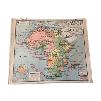Geographic Africa Vidal Lablache  map