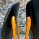 Set of 6 pegasus chairs Baumann skaï black