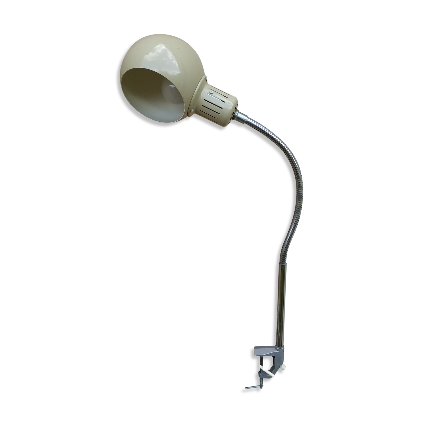 Vintage seventies hose workshop lamp