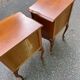 2 Louis XV bedside tables in cherry wood from 1960.