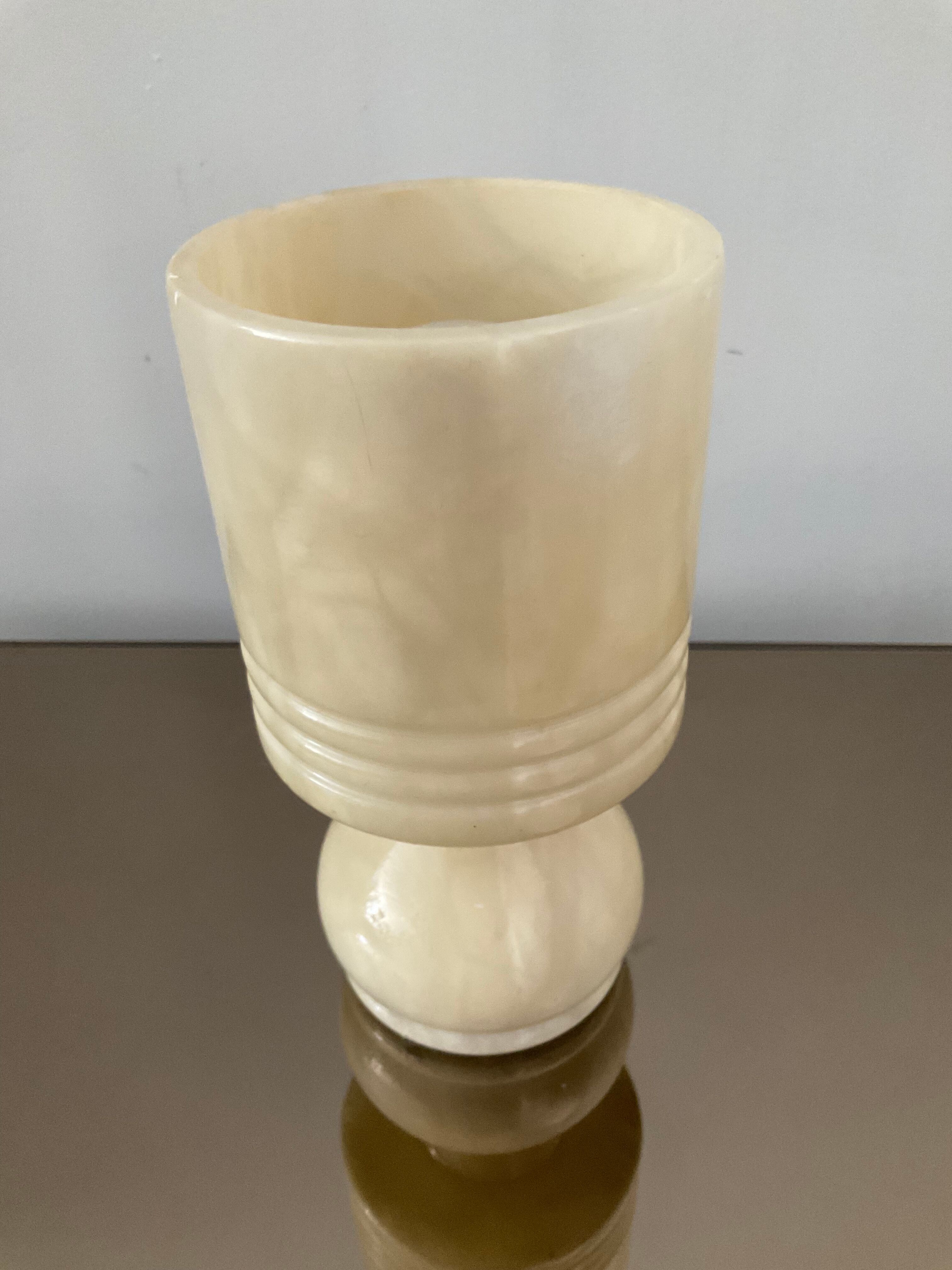 Alabaster lamp from the 70s