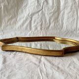 Vintage wall mirror in gilded wood