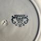 Set of 6 old Robert Salins flat plates, Terre de Fer