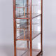 Biedermeier display cabinet, walnut, solid spruce, 1830s, czechia