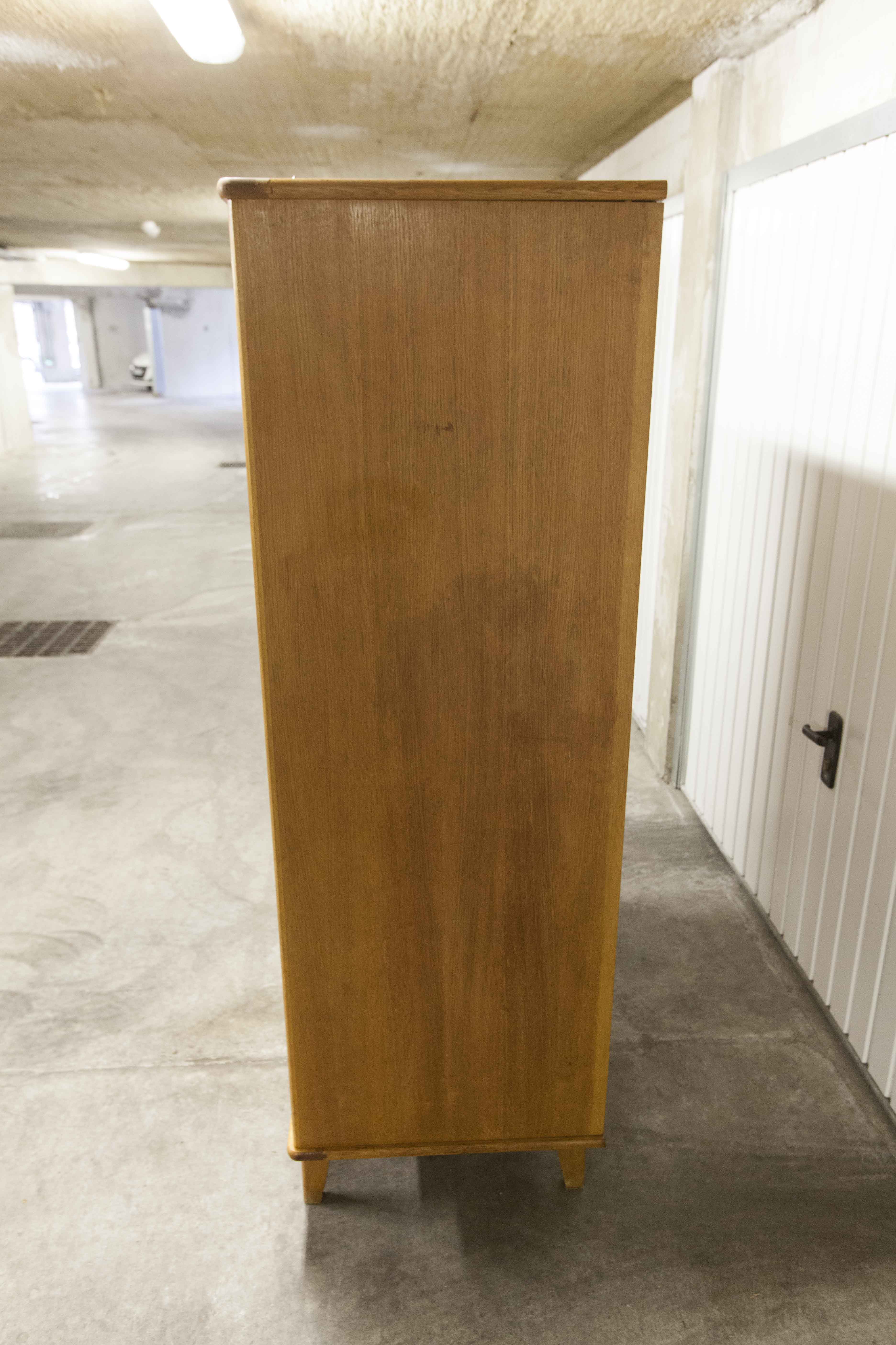Scandinavian wardrobe 2 sliding doors 1960