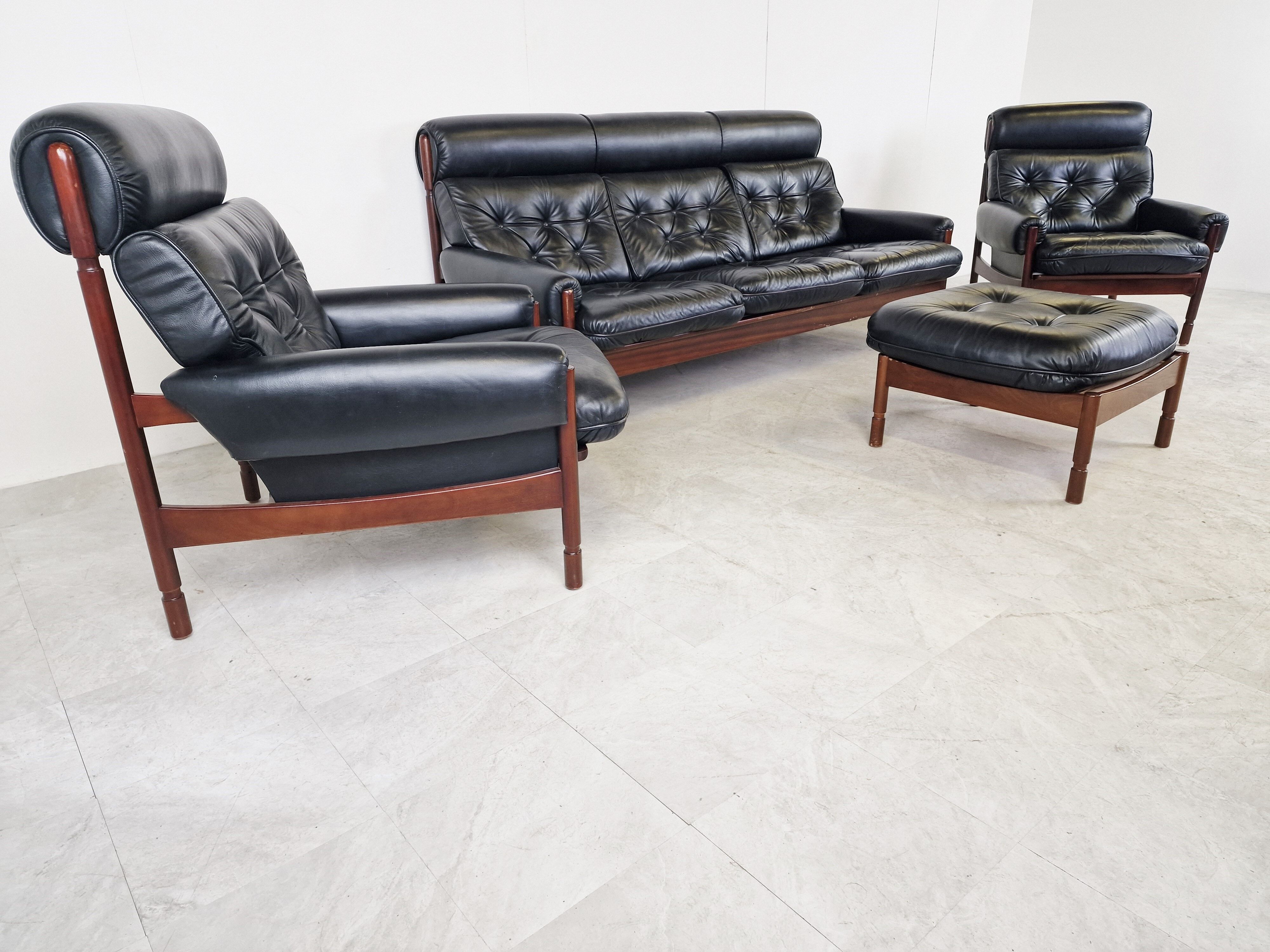Mid century scandinavian sofa set, 1960s