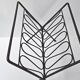 Vintage magazine rack 1950