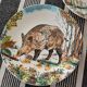 6 plates Gien 80s "Chambord"