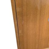 Buffet, meuble bar vitré vintage en bois