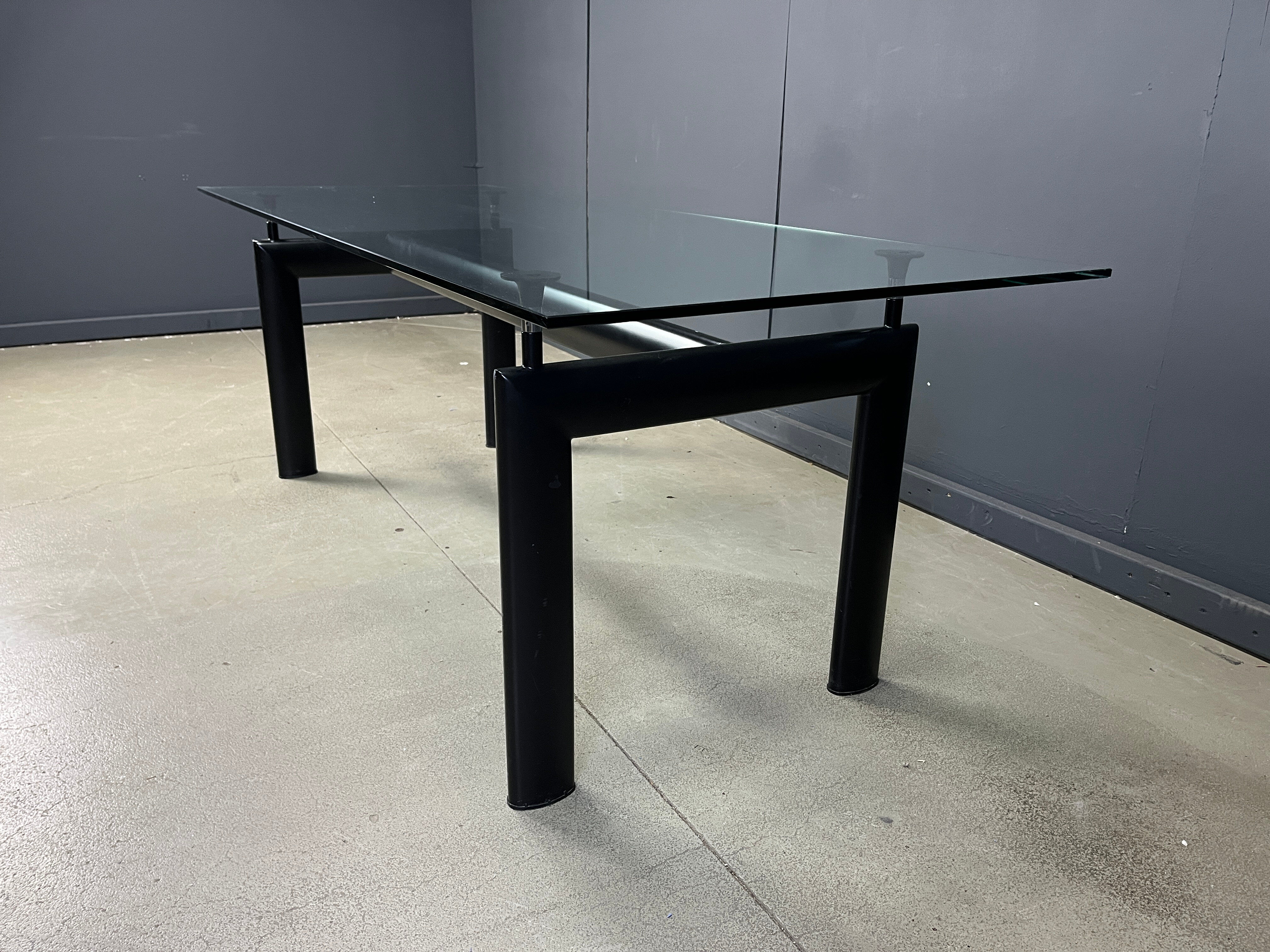 LC6 dining table by Le Corbusier for Cassina, 1990s