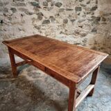 Antique French farmhouse dining table – Walnut work table, late 19th century