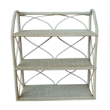 Vintage rattan shelf