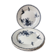 Series of 5 flat plates Terre de Fer HB and Cie Choisy Le Roi
