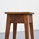 Pair of pine stools, Courchevel, France, circa 1960
