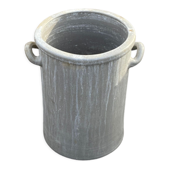Large glazed stoneware pot