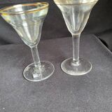 10 40s bistro glasses
