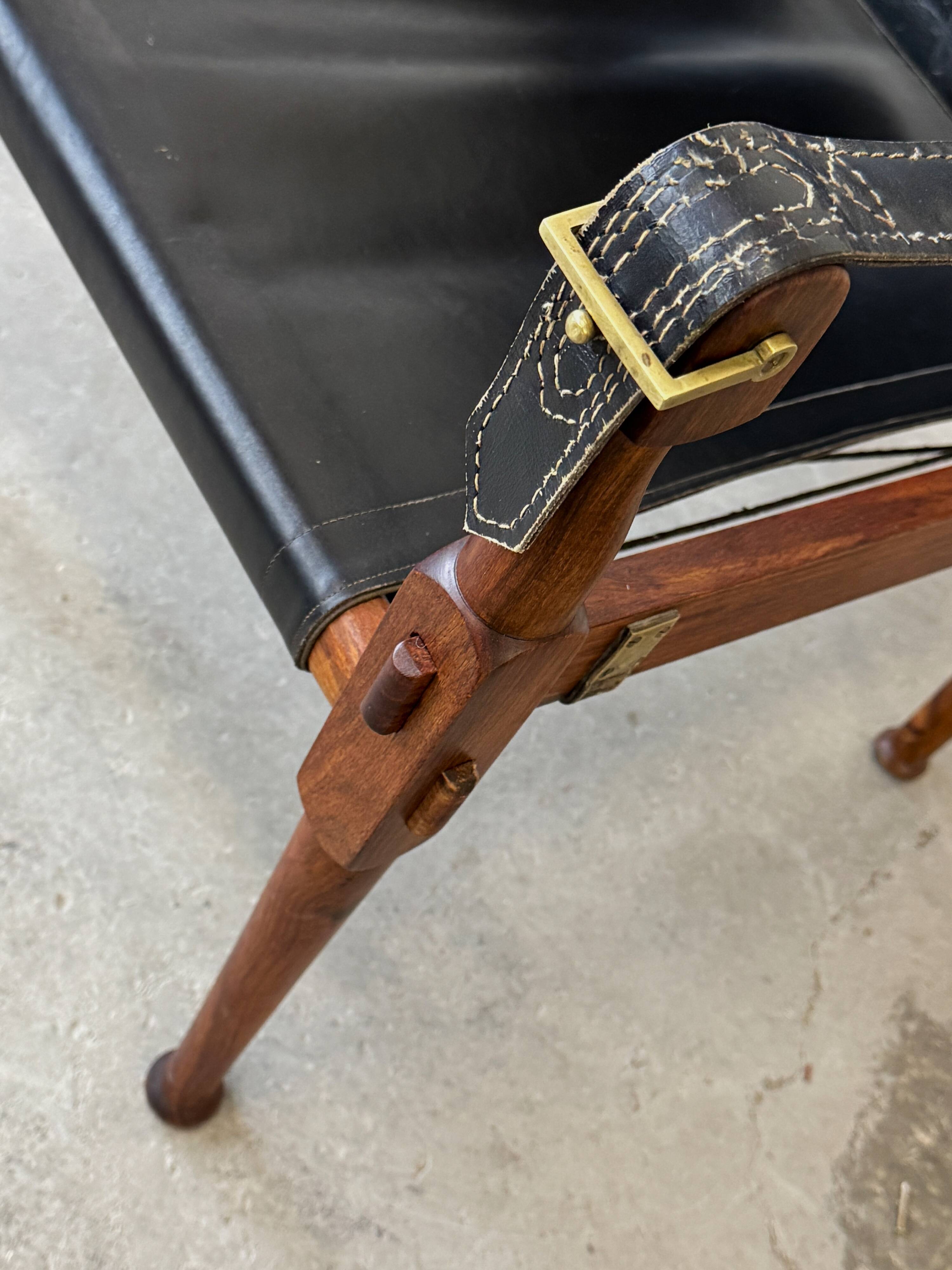 Safari Armchair, M. Hayat & Bros, Pakistan, 1970s, vintage