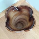 Vase fat lava signed Baudin 70s