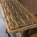 50s Wicker Lounge chair