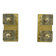 Pair of Peil & Putzler ice cube glass wall lamps, 1970s