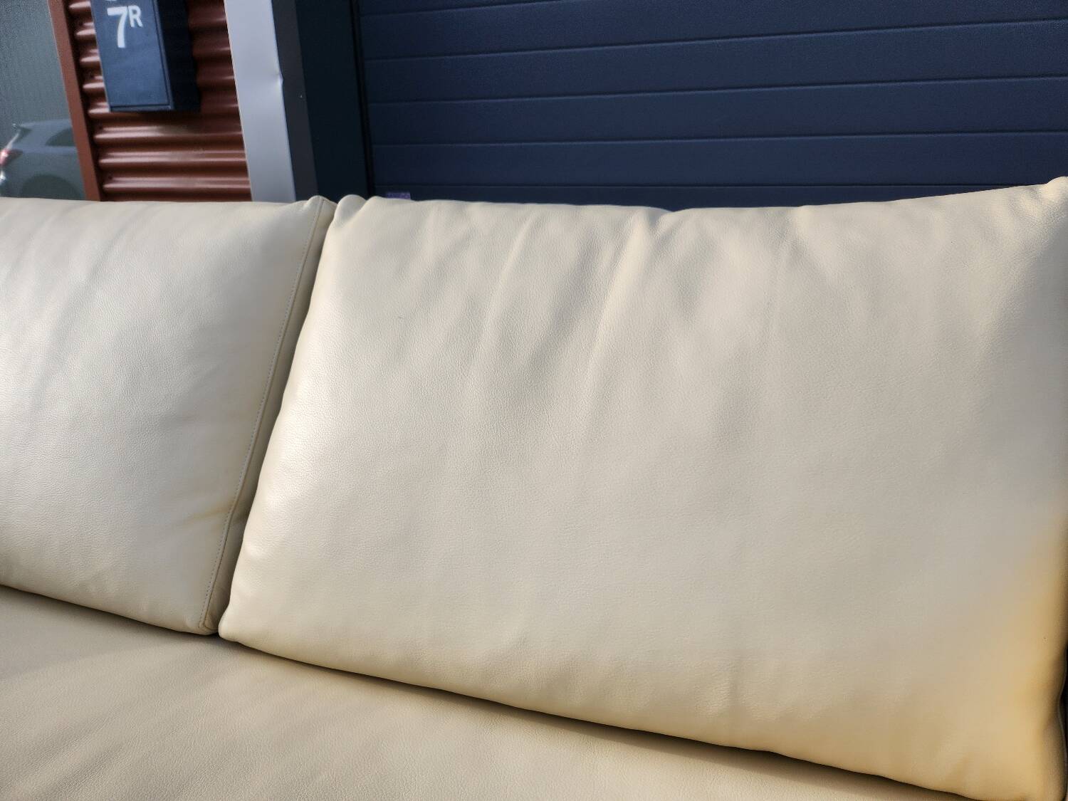 Minotti - Hamilton 2-seater sofa in beige leather (2x)