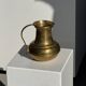 Carafe or metal jug with a rounded body H18