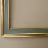 Empire green and gold frame foliage 56.7 x 44.6 cm