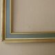 Empire green and gold frame foliage 56.7 x 44.6 cm