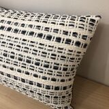 Black tweed cushion