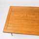 Extendable oak table in the style of Guillerme and Chambron, France 1960s
