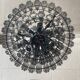Lustre XL suspension verre fumé gris