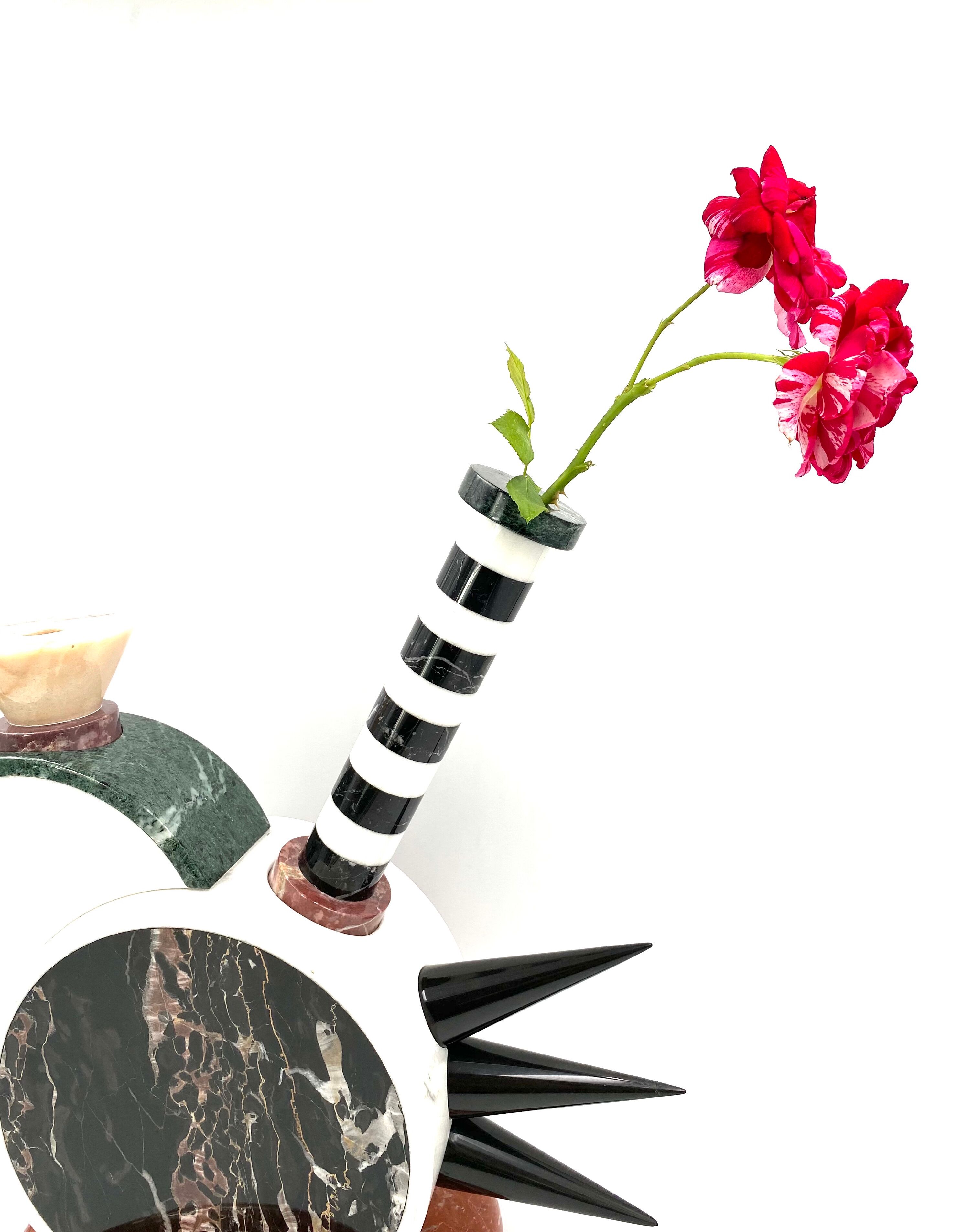 Vase sculptural 'Sholapur', Michele de Lucchi, Up &Up, Carrare Italie, 1985