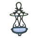 Enamelled cast iron umbrella stand