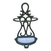 Enamelled cast iron umbrella stand