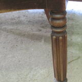 Louis Philippe canned office chair with cushion