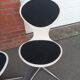 Vintage plywood swivel chairs by Elmar Flötotto - 1960