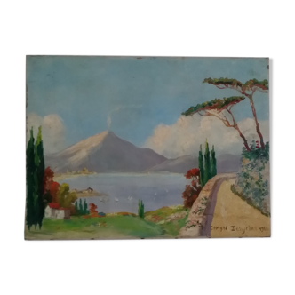 Provencal landscape painting