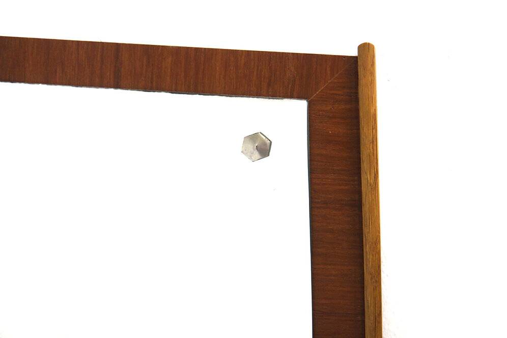 Scandinavian mirror "Mod 220", Johansfors Spegelfabrik, Sweden, 1960, 101cm x 48cm