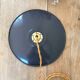 Pair of suspensions in black & white enamelled sheet metal