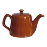 Terracotta ceramic teapot from the 70s