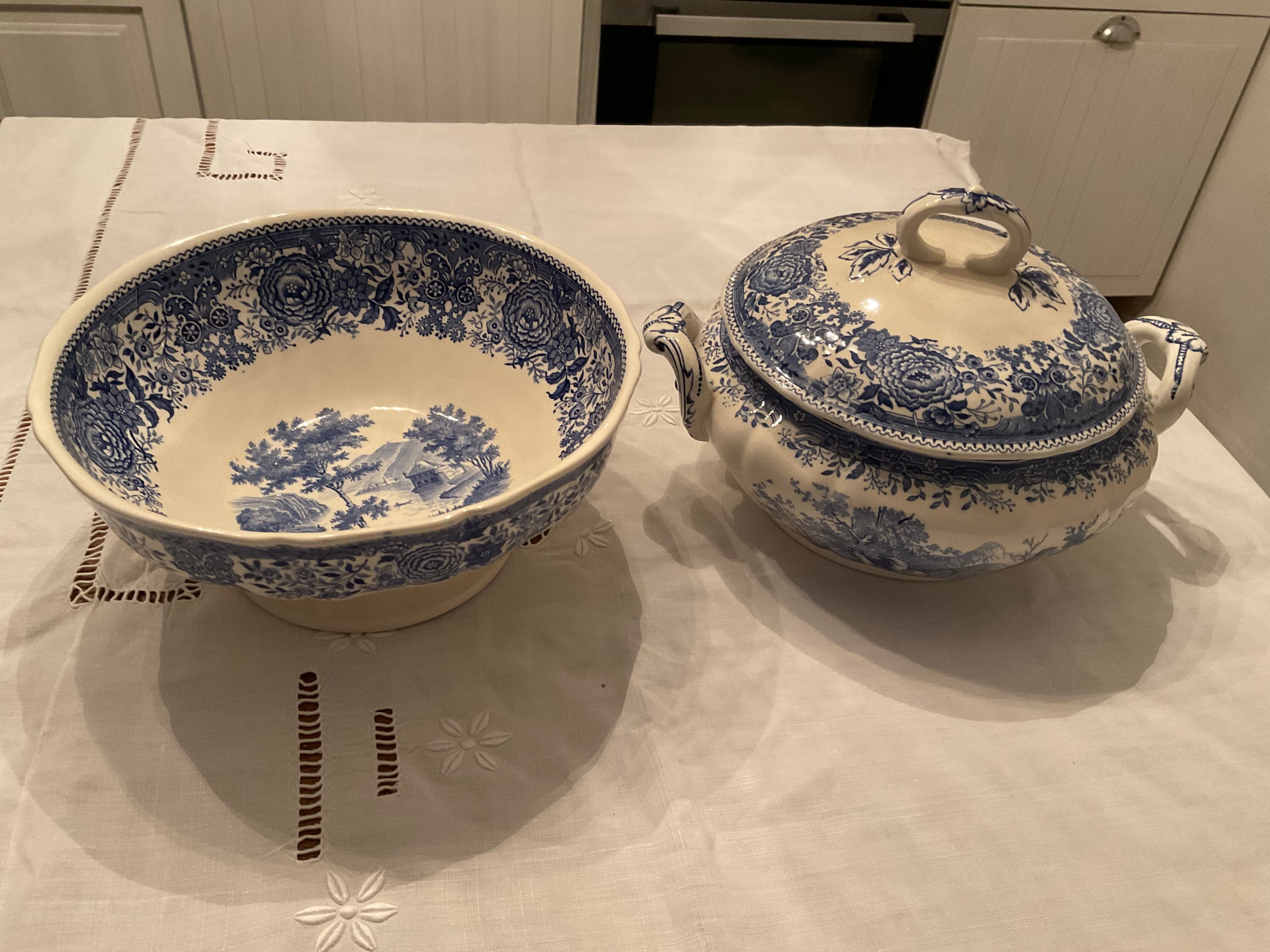 Saladier et soupière Burgeland, Villeroy et boch