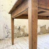 50s pine and oak farmhouse table 2.5m